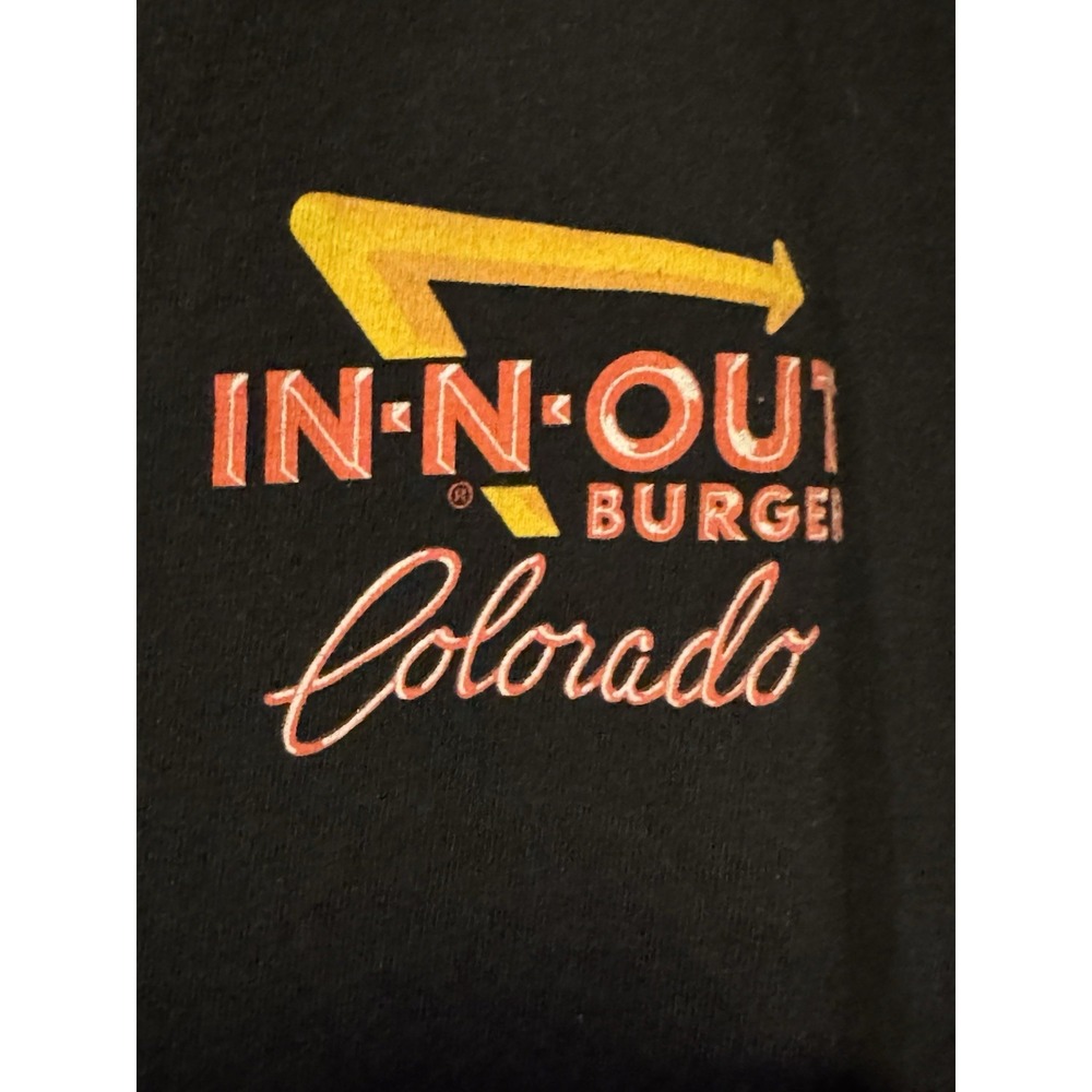 In N Out Burger Colorado Graphic T Shirt Size XXL (G)